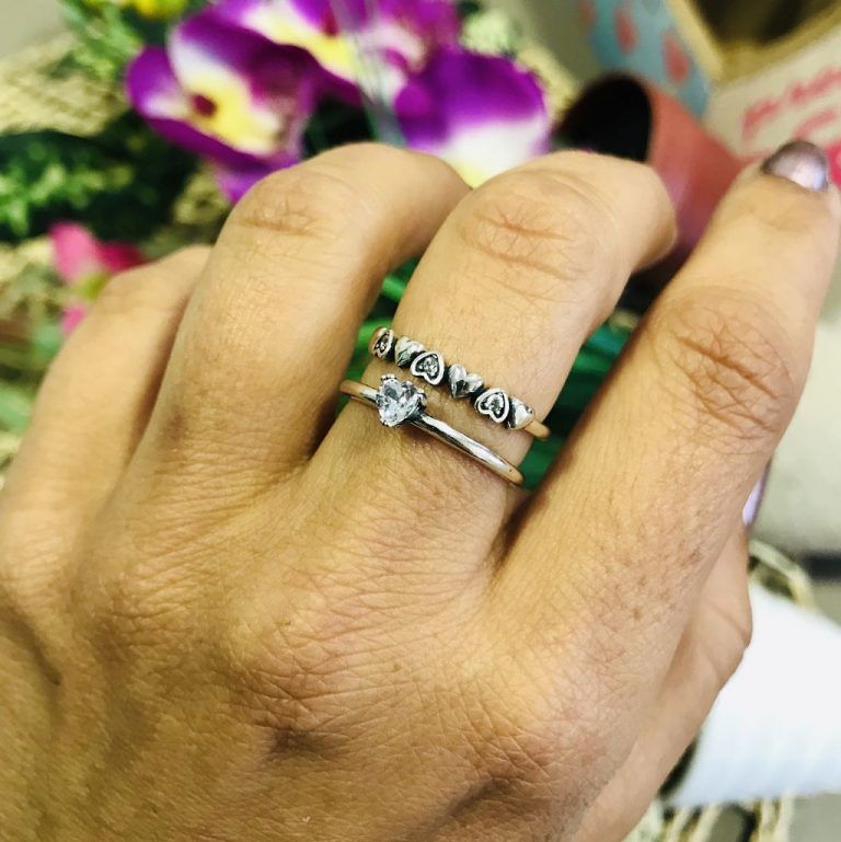 Anillo Corazones