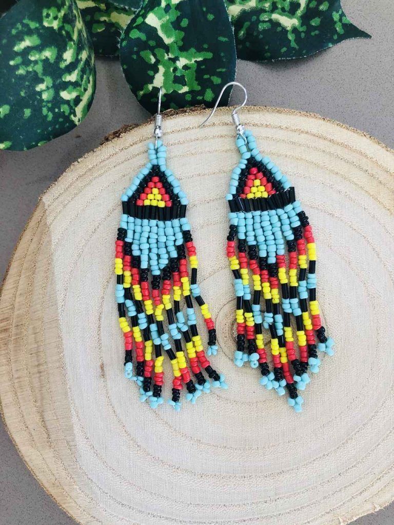 Pendientes abalorios 17