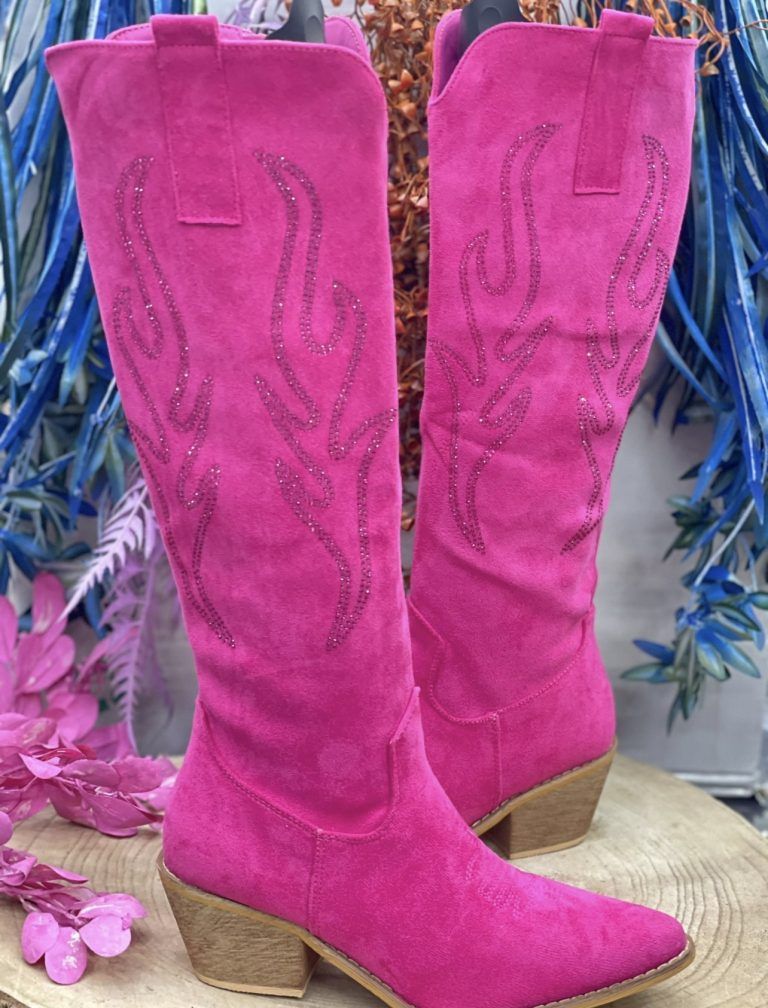 Botas pink love