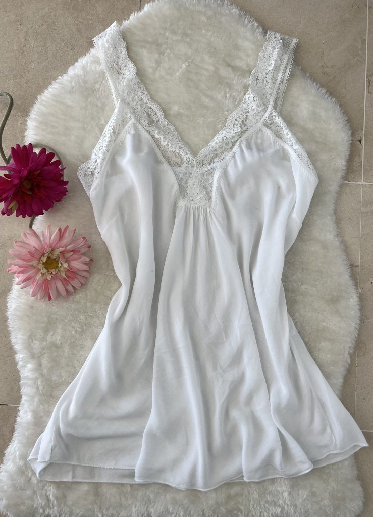 Top lencero Nora blanco