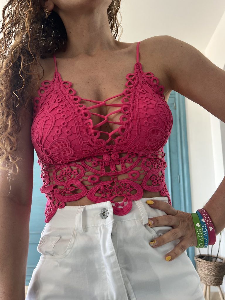 Bralette Paris rosa