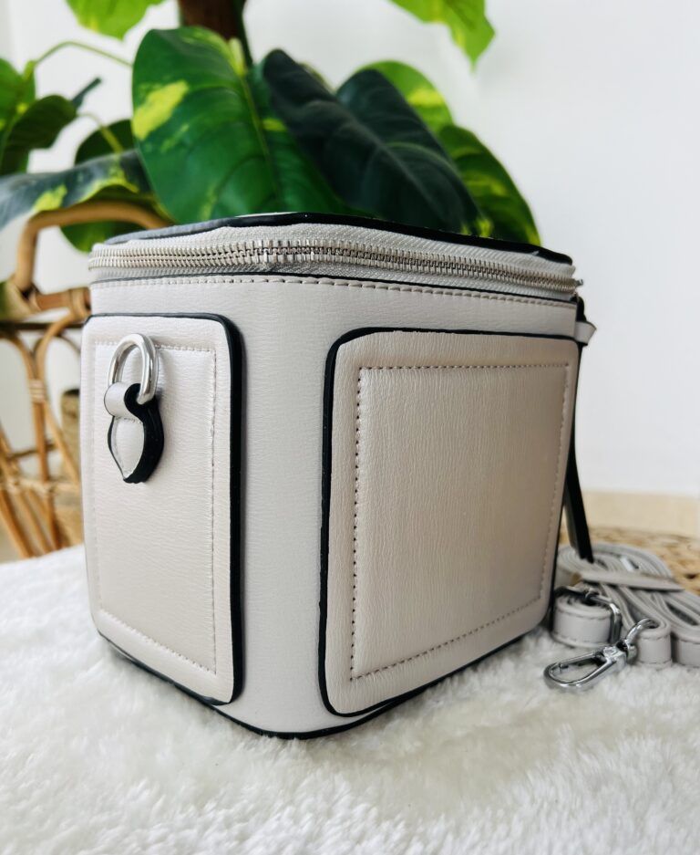Bolso caja gris