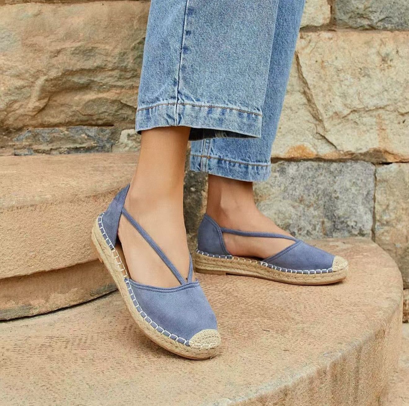 Sandalias Málaga azul