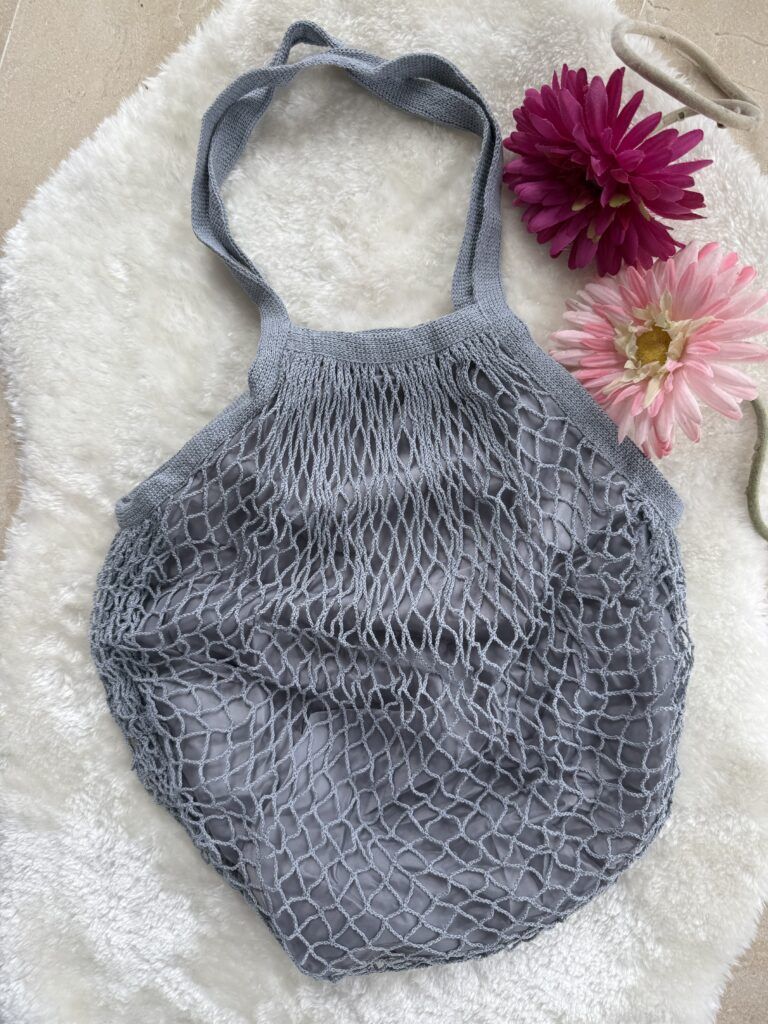 Bolso crochet gris