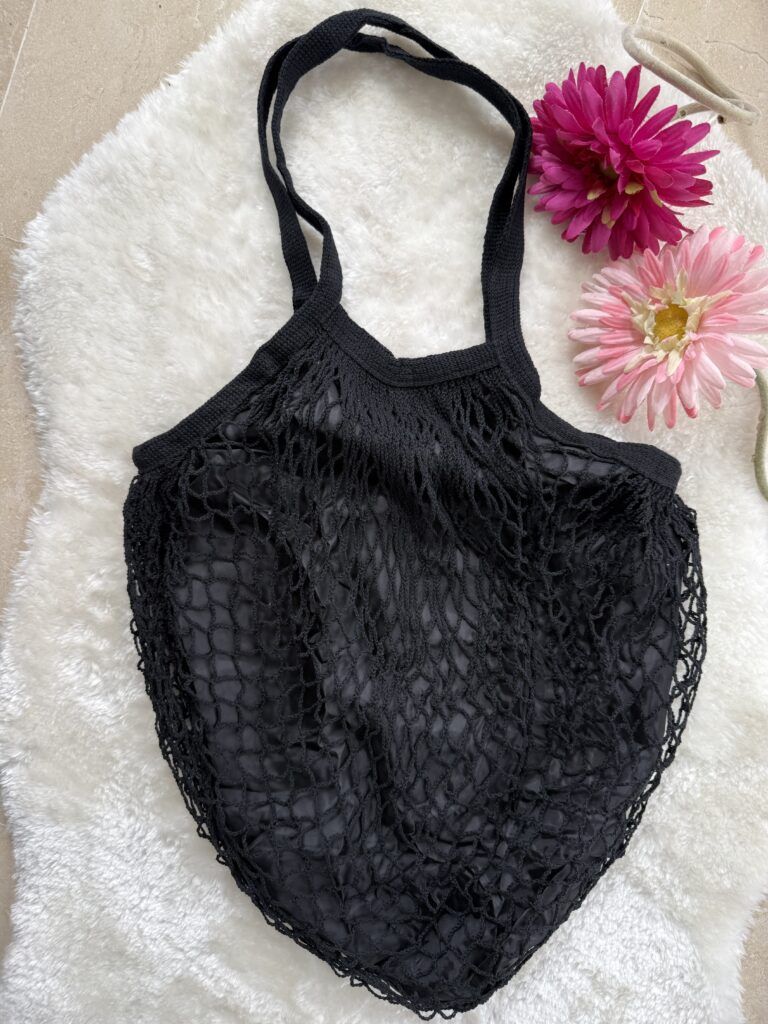 Bolso crochet negro