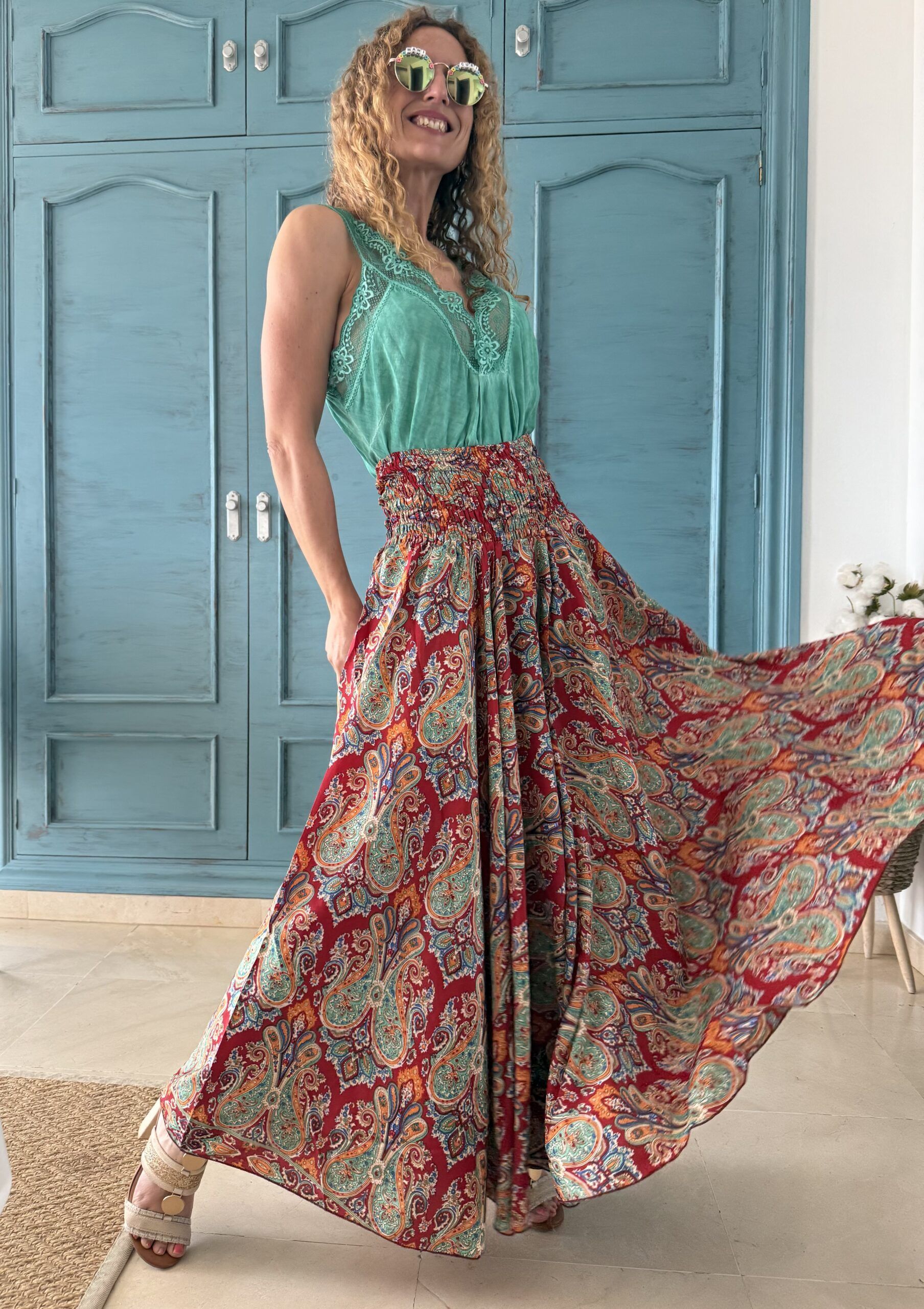 Pantalón seda 39
