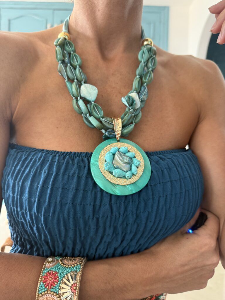 Collar Ibiza azul