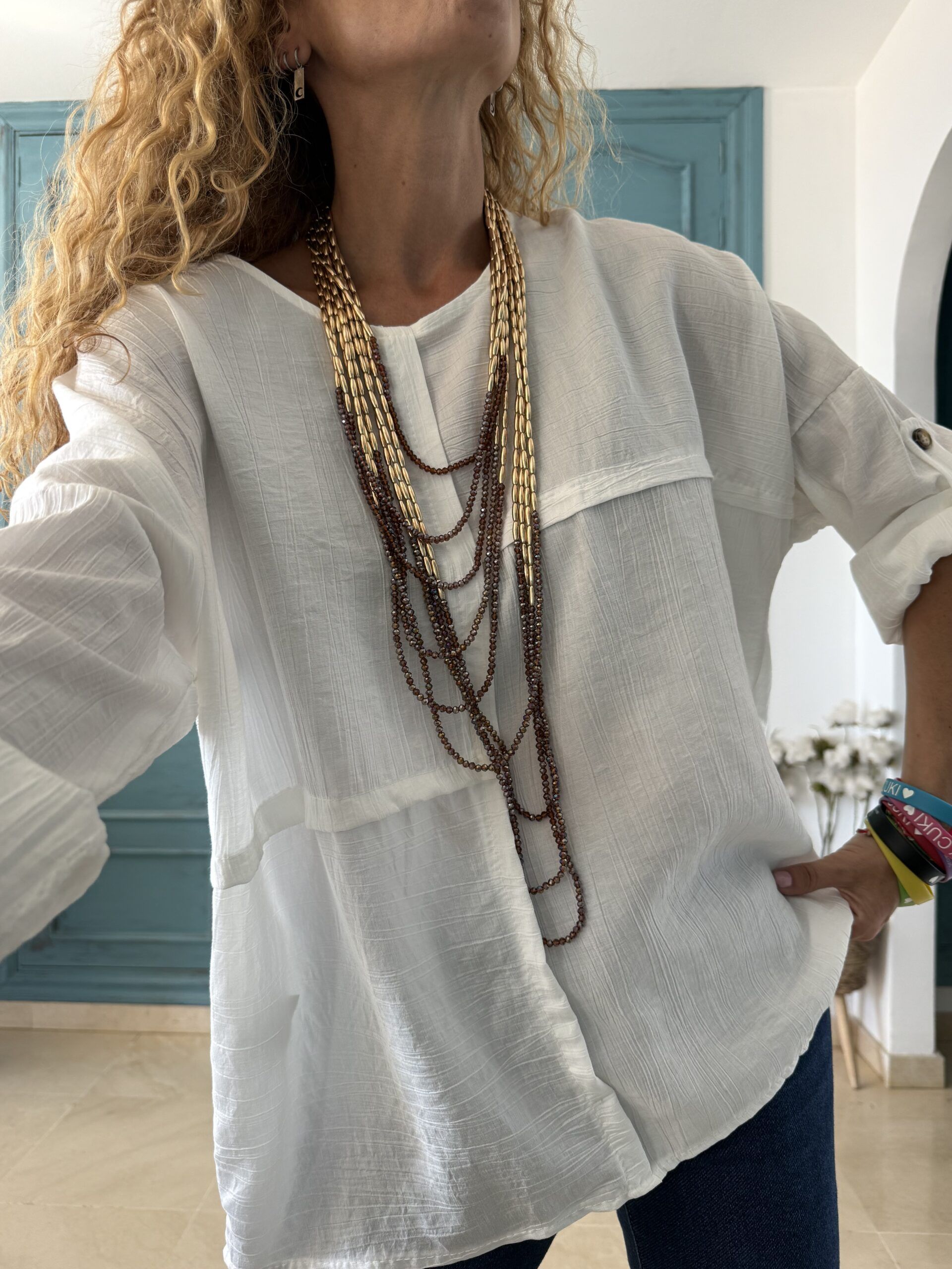 Blusa María blanca
