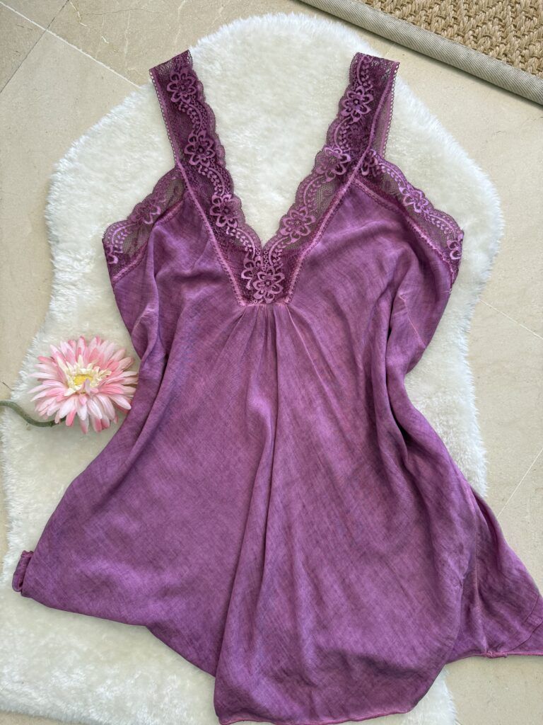 Top lencero Nora buganvilla