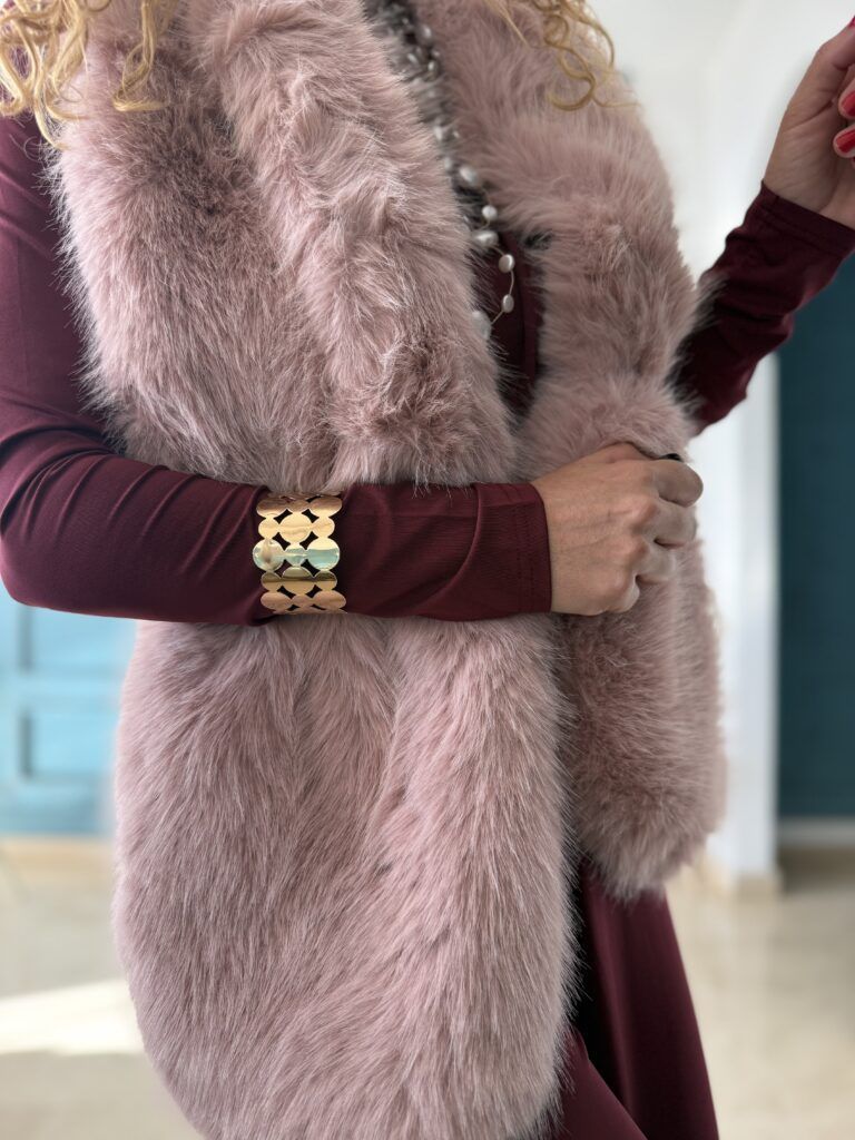 Pulsera acero círculos