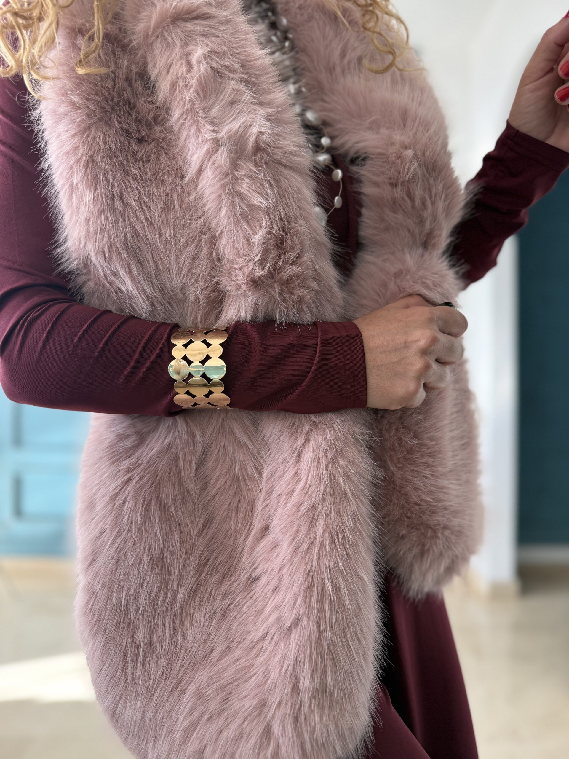 Pulsera acero círculos