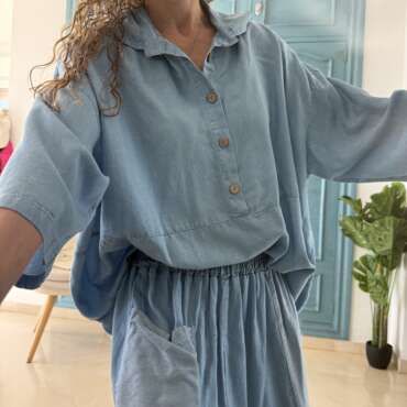 Camisa vaquera oversize