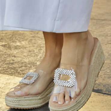 Sandalias vinilo joya