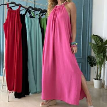 Vestido Kyoto rosa