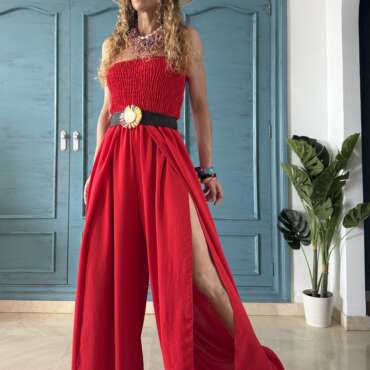 Mono balinés rojo