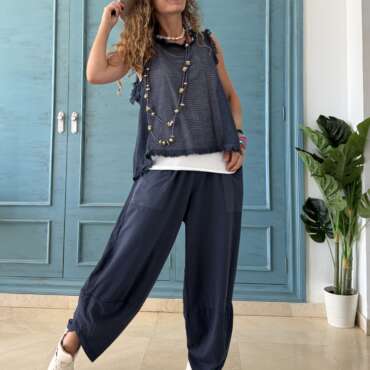 Pantalón Camboya azul marino