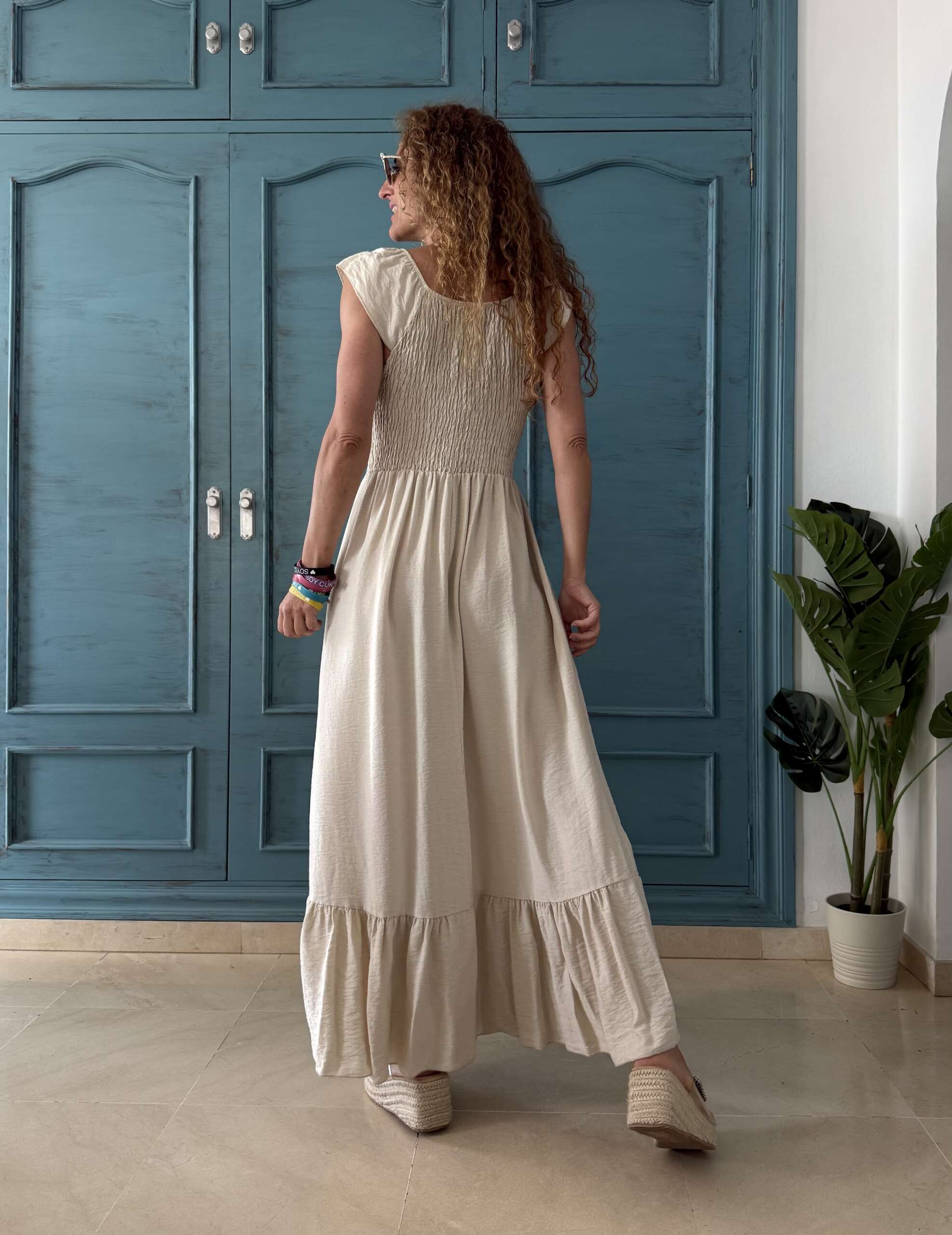 Vestido Romina beige - Imagen 2