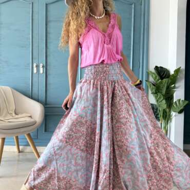 Pantalón seda 44
