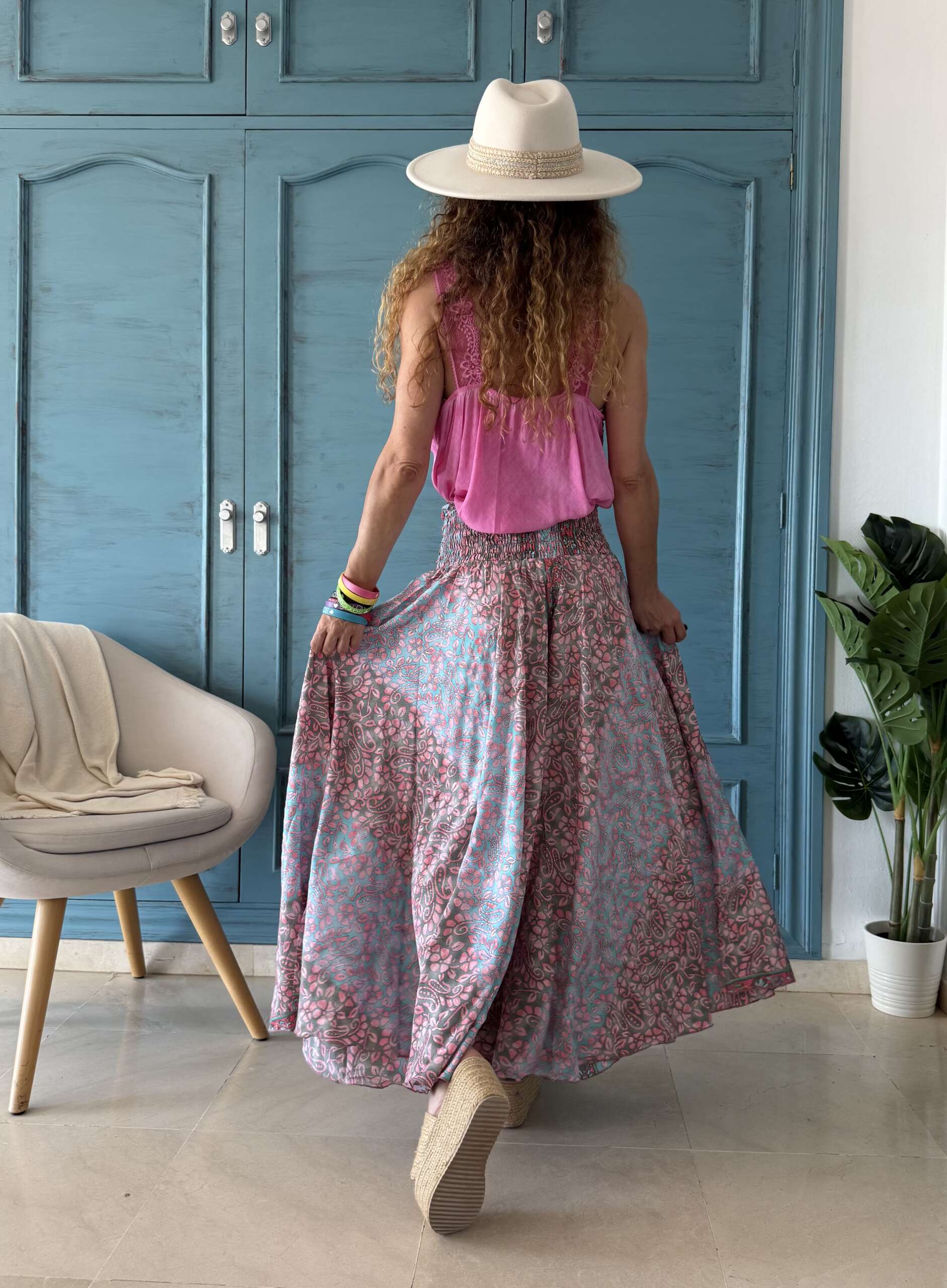 Pantalón seda 44 - Imagen 2