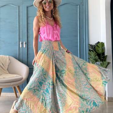 Pantalón seda 48
