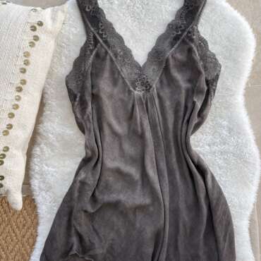 Top lencero Nora chocolate
