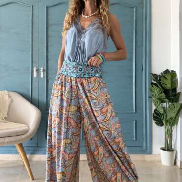 Pantalón seda espejitos 27