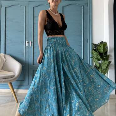 Pantalón India azul