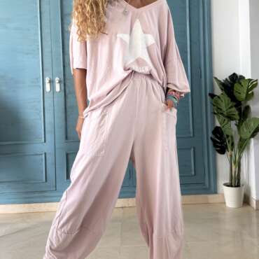 Pantalón Camboya rosa