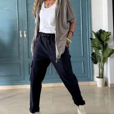 Pantalón bolsillos marino