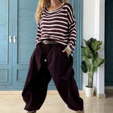 Pantalón Bombay púrpura