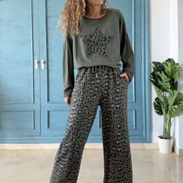 Pantalón leo verde