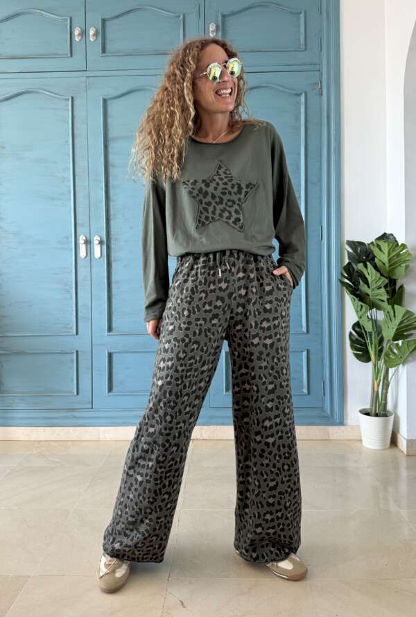 Pantalón leo verde