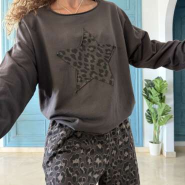 Camiseta estrella leo chocolate