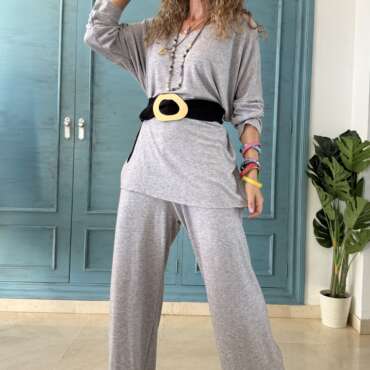 Conjunto punto suave Tokio gris