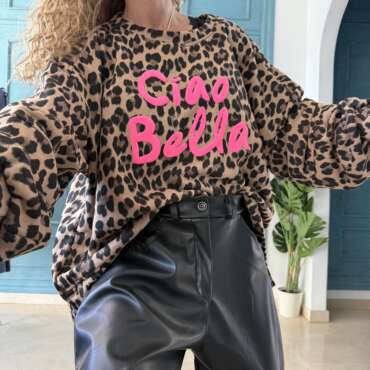 Sudadera leo ciao bella