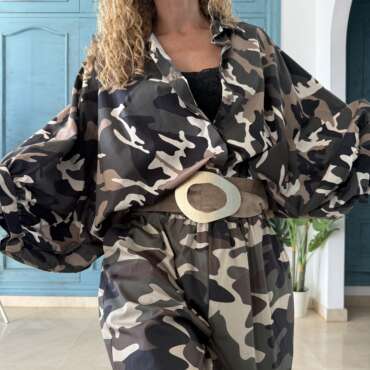 Camisa camuflaje globo