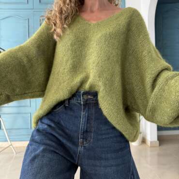 Jersey nube oliva