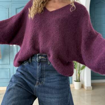 Jersey nube morado