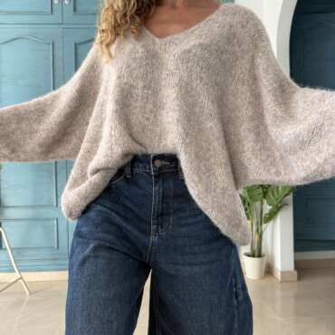 Jersey nube beige