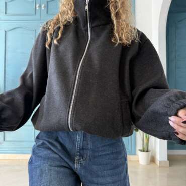 Chaqueta paño negro