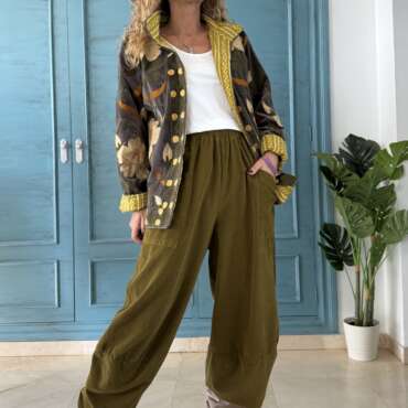 Pantalón Camboya pana sabana
