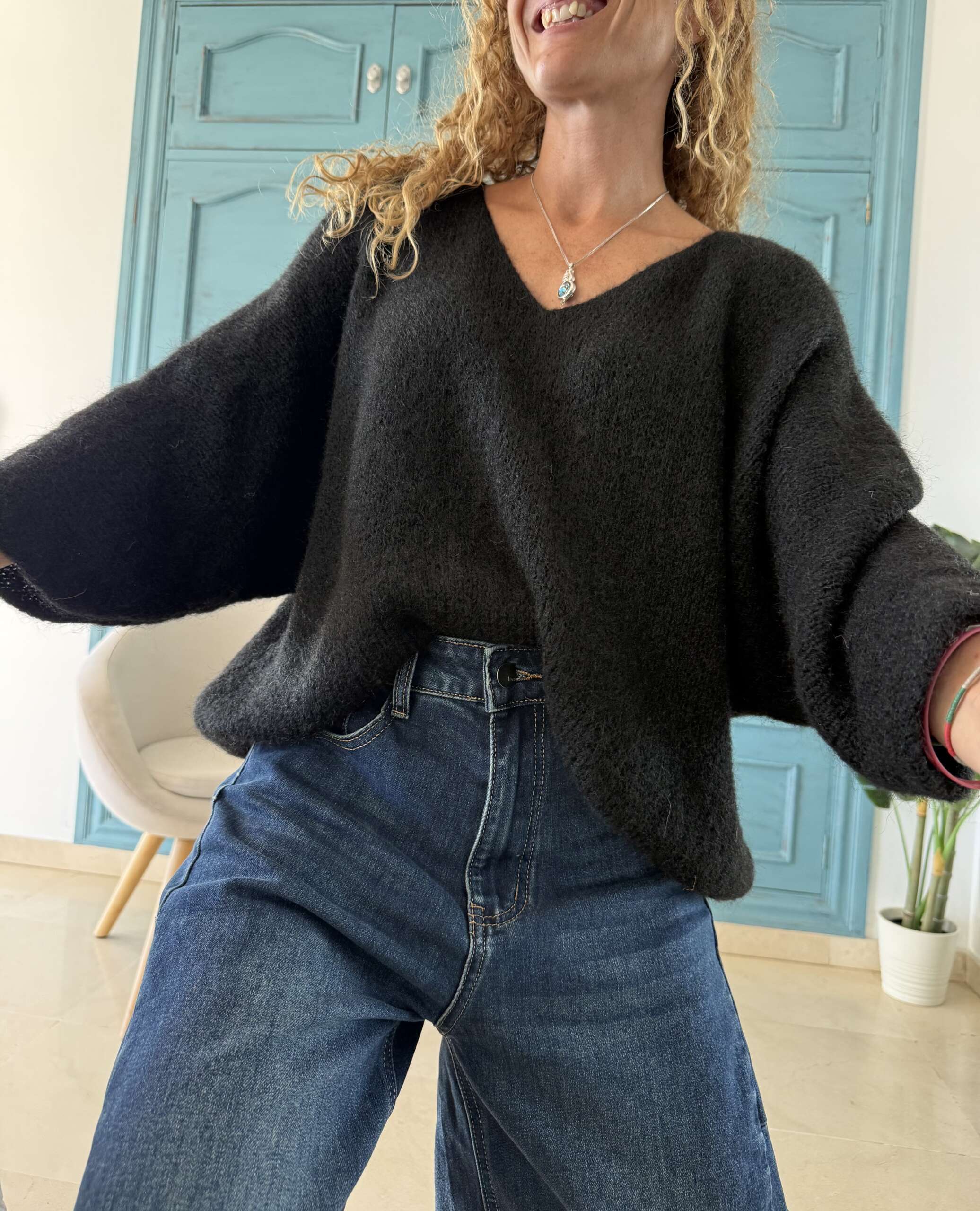 Jersey nube negro