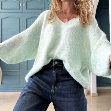 Jersey nube menta
