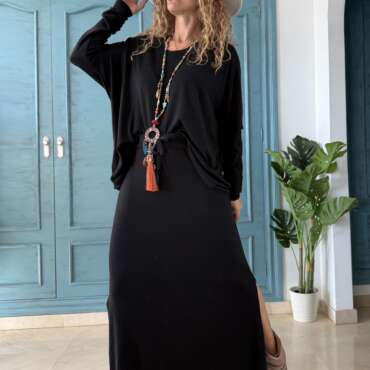 Conjunto punto suave negro
