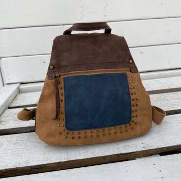 Mochila antirrobo mostaza
