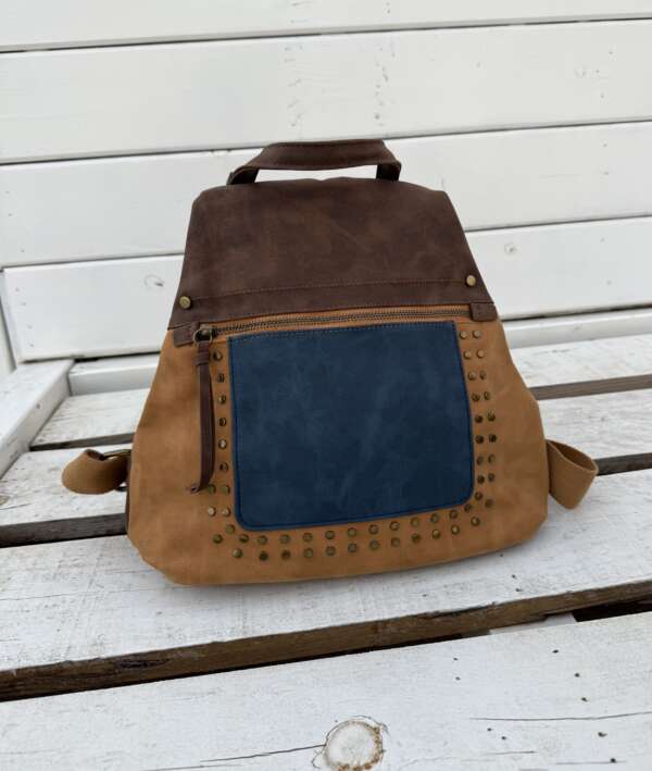 Mochila antirrobo mostaza